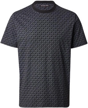 Michael Kors CS5529A5KS Logo-T-Shirt schwarz