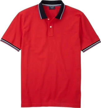 OLYMP Casual Regular Fit Poloshirt Kurzarm rot