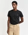 GANT Slim Shield SS T-Shirt Logostickerei schwarz