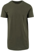 sportliches Build Your Brand Herren T-Shirt 140 g/m2 mit Baumwolle Khaki - L