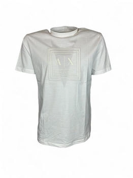 Armani Exchange Limited Blue Edition Box Logo Tee T-Shirt offwhite