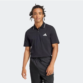 Adidas Essentials Small Logo Piqu&eacute; Poloshirt JE9023 schwarz wei&szlig;