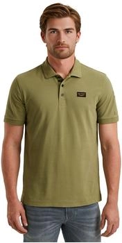 PME Legend Poloshirt Logostickerei grün oil