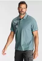Mans World Poloshirt Kurzarm, l&auml;ssige Passform, mit trendigem Print, Polokragen