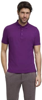 Falke Poloshirt aus Pima-Baumwolle ultraviolet schwarz 8295
