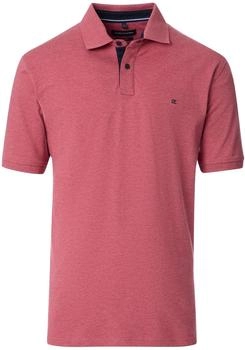 CASAMODA Polo-Shirt Stretch Brick Rot Regular Fit Kurzarm (004470)