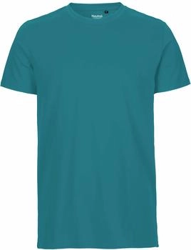 Neutral Enganliegendes T-Shirt aus Bio-Fairtrade-Baumwolle Teal (NE61001)