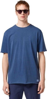 Scotch & Soda relaxed-fit raw edge t-shirt atlantic blue