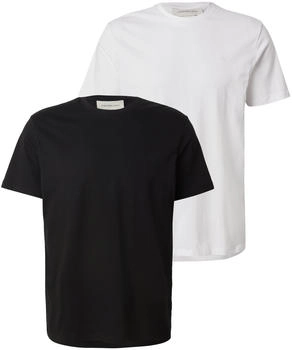Calvin Klein T-Shirt SS CLASSIC MONOGRAM TEE 2PK 2-tlg schwarz weiß