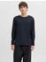 Jack & Jones JJEORGANIC BASIC TEE LS O-NECK NOOS navy blazer