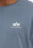 Alpha Industries T-Shirt taubenblau weiß