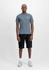 Alpha Industries T-Shirt taubenblau weiß