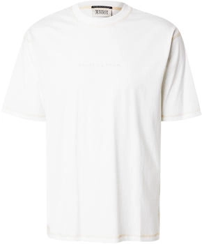 Scotch & Soda Core Logo Front Kurzarm-T-Shirt wei&szlig;