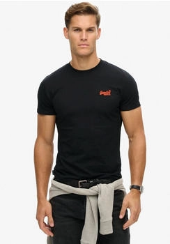 Superdry essential logo emb tee orange hazard