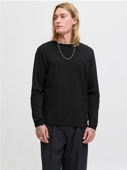 Jack & Jones JJEORGANIC BASIC TEE LS O-NECK NOOS schwarz black