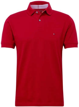 Tommy Hilfiger Poloshirt aus Baumwoll-Elasthan-Mix rot