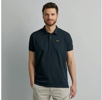 PME Legend Poloshirt Logostickerei weiß sky captain