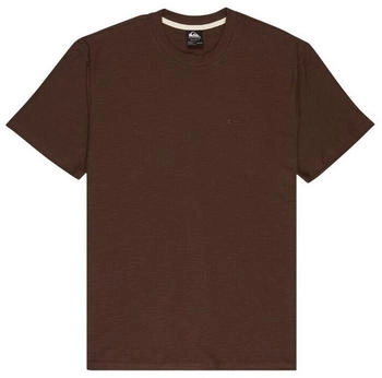 Quiksilver Slub Roundneck T-Shirt schokoladenbraun