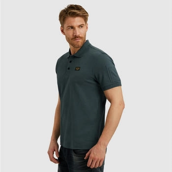 PME Legend Poloshirt Logostickerei blau stargazer
