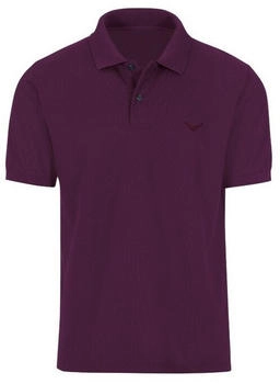 Trigema Poloshirt Deluxe Piqu&eacute; aubergine