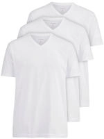 OLYMP T-Shirt Packung, 3er, 3 Stk. V-Ausschnitt, modern fit, reine Baumwolle