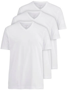 OLYMP T-Shirt Rundhals modern weiß