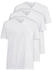 OLYMP T-Shirt Rundhals modern weiß