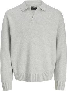 Jack & Jones Polo 'JCOCOVER' grau schwarz