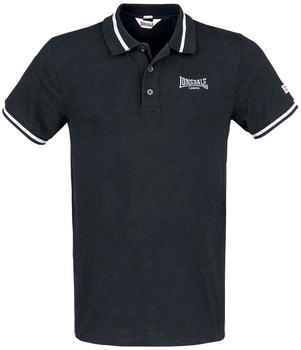 Lonsdale Causton Herren Poloshirt schwarz