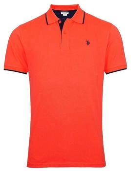 U.S. Polo Assn. Poloshirt nachtblau orange