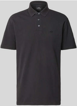 Armani Exchange Poloshirt kurze Knopfleiste marine