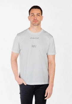 Key Largo Postcard T-Shirt hellblau curry schwarz weiß