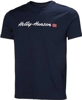 Helly Hansen CORE GRAPHIC Herren T-Shirt dunkelblau