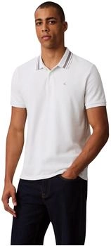 Calvin Klein Poloshirt weiß blanc de blanc