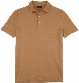 OLYMP Casual Regular Fit Poloshirt caramel beige