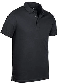 Mil Tec Tactical Quick Dry Poloshirt schwarz