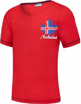 Nebulus Corvin T-Shirt v-ausschnitt rot