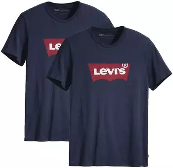 Levi's T-Shirt Graphic Set- Neck blau schwarz