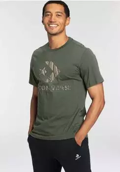 Converse Standard Fit Center Front Large Logo Star Chev SS Tee grün