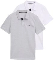 TOM TAILOR Poloshirt Packung, 2 Stk. im Doppelpack
