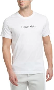 Calvin Klein T-Shirt Logo-Print weiß