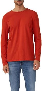 s.Oliver Longsleeve Crew Neck und Logo-Patch rot 2170134