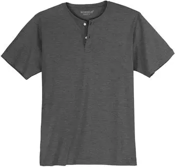Redfield Rundhalsshirt anthrazit melange