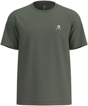 Converse T-Shirt Standard Fit Left Chest Star Chev EMB grün