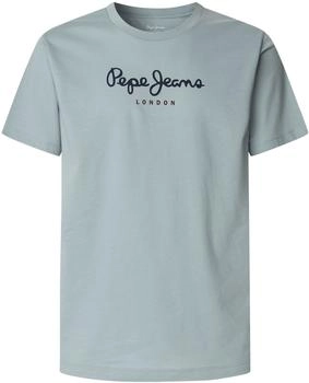 Pepe Jeans Rundhalsshirt EGGO fade blau
