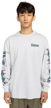 Element Langarmshirt Rolling Dead grau