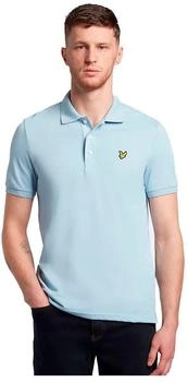 Lyle & Scott Plain Kurzarm-Poloshirt