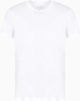 Armani Exchange Pima Small Logo T-Shirt weiß