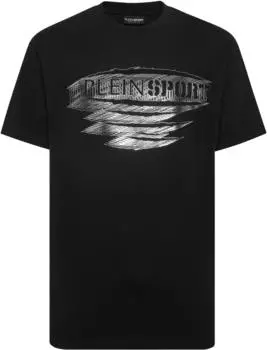Plein Sport T-Shirt Rundhalsausschnitt 0270 schwarz silber
