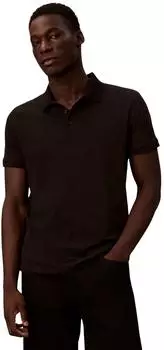 Calvin Klein Poloshirt CLASSIC MONOGRAM normal schwarz